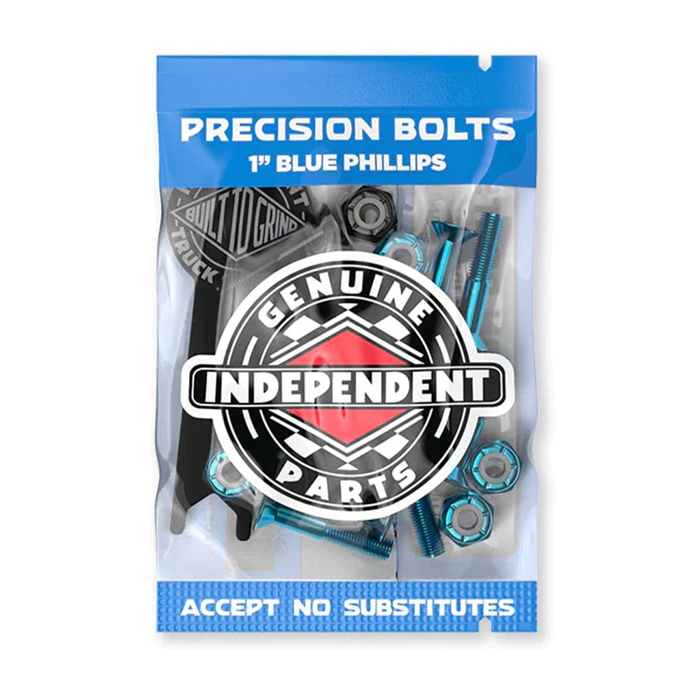 Independent Phillips Blue/Black 1" w/Tool Skateboard Hardware