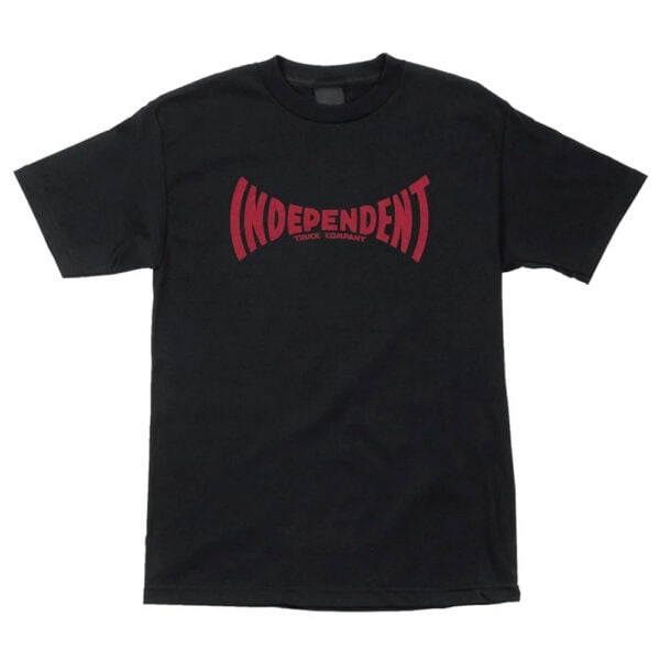 Independent Span S/S Black T-Shirt