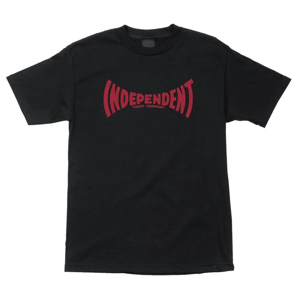 Independent Span S/S Black T-Shirt