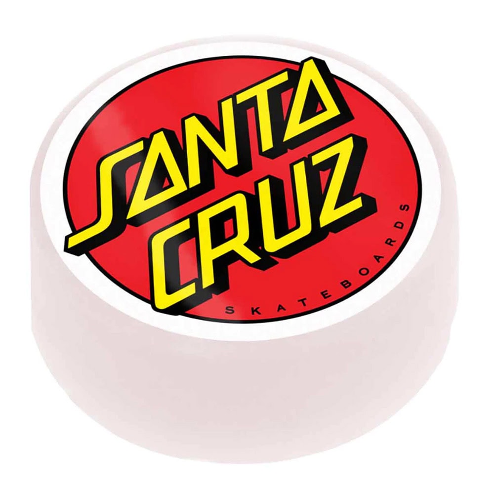 Santa Cruz Classic Dot Puck White/Clear Skateboard Wax