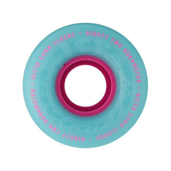 Ricta Clouds Blue/Pink 54mm/92a Skateboarding Wheels