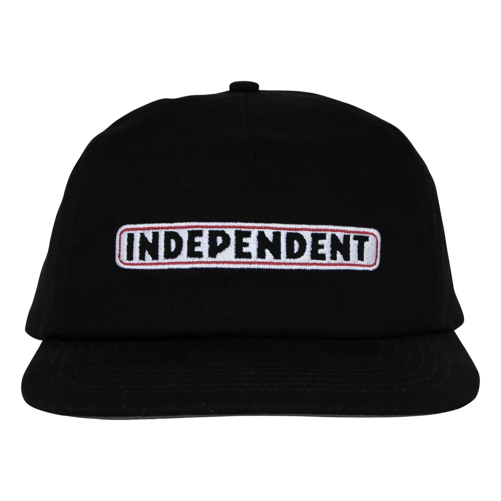 Second image of Independent Bar Logo Structured Black Snapback