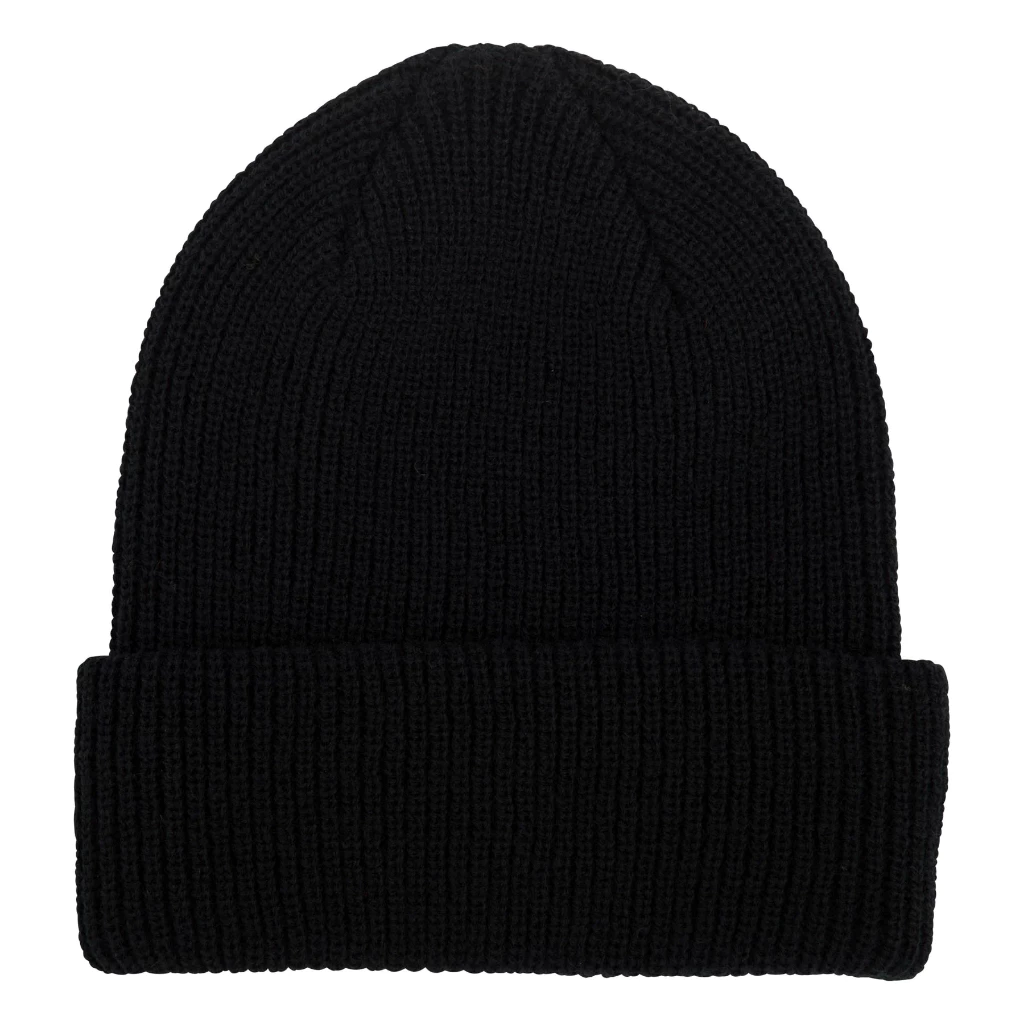 Second image of Santa Cruz Cruz Label Long Shoreman Black Beanie