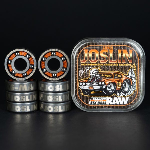 Bronson Chris Joslin 6-Ball Raw Skateboard Bearings (7271026)