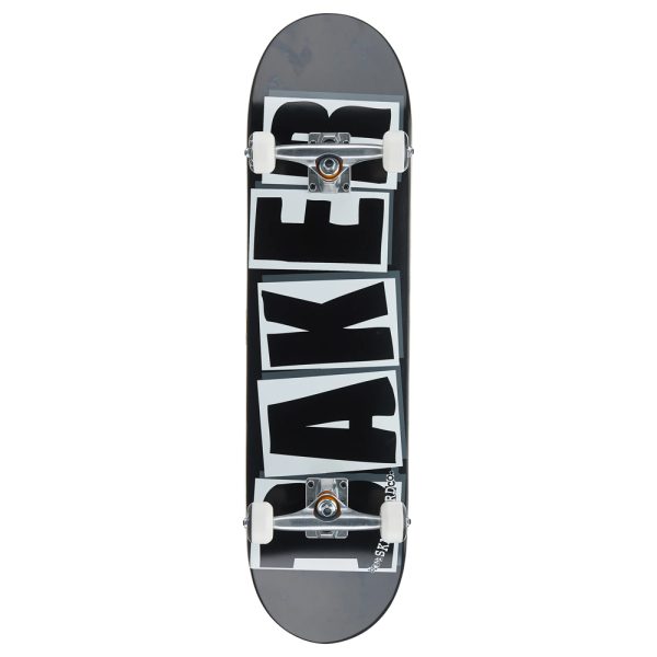 Baker Brand Logo Black 8.25" x 32.0" Complete Skateboard ()