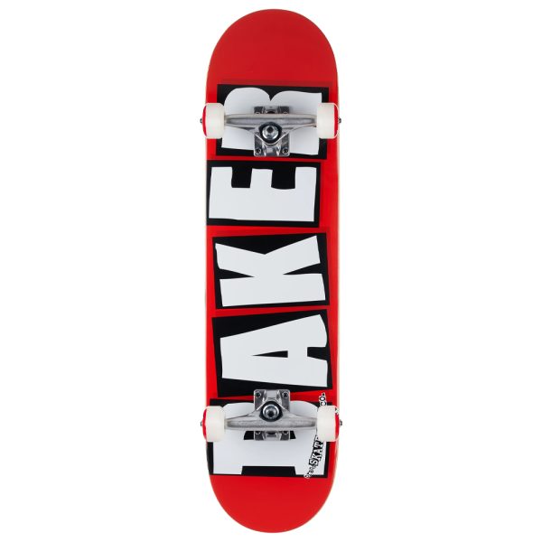 Baker Brand Logo Red 8.0" x 31.5" Complete Skateboard ()