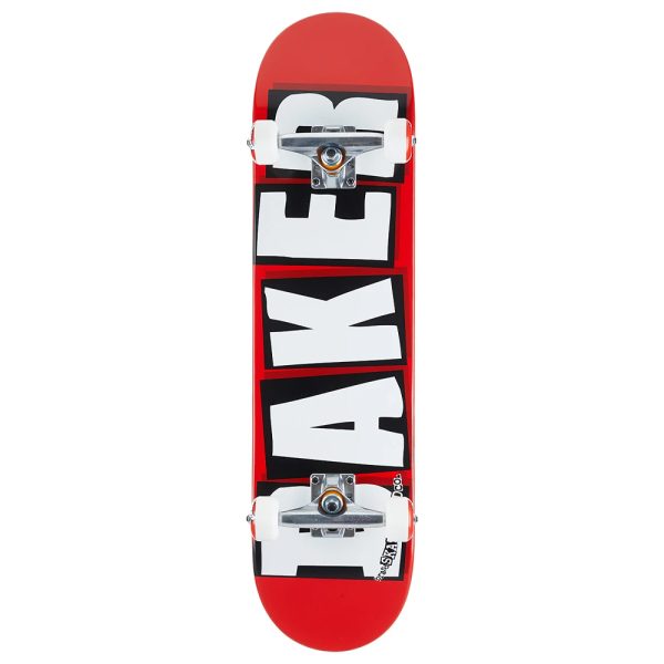 Baker Brand Logo Red 7.75" x 31.25" Complete Skateboard ()
