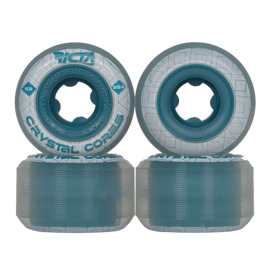 Second image of Ricta Crystal Cores 52mm/95a Skateboarding Wheels