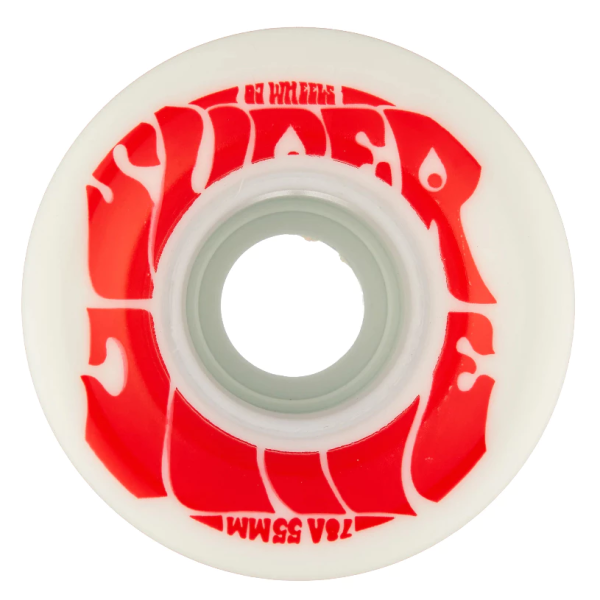 OJ Mini Super Juice White w/Red 55mm/78a Wheels