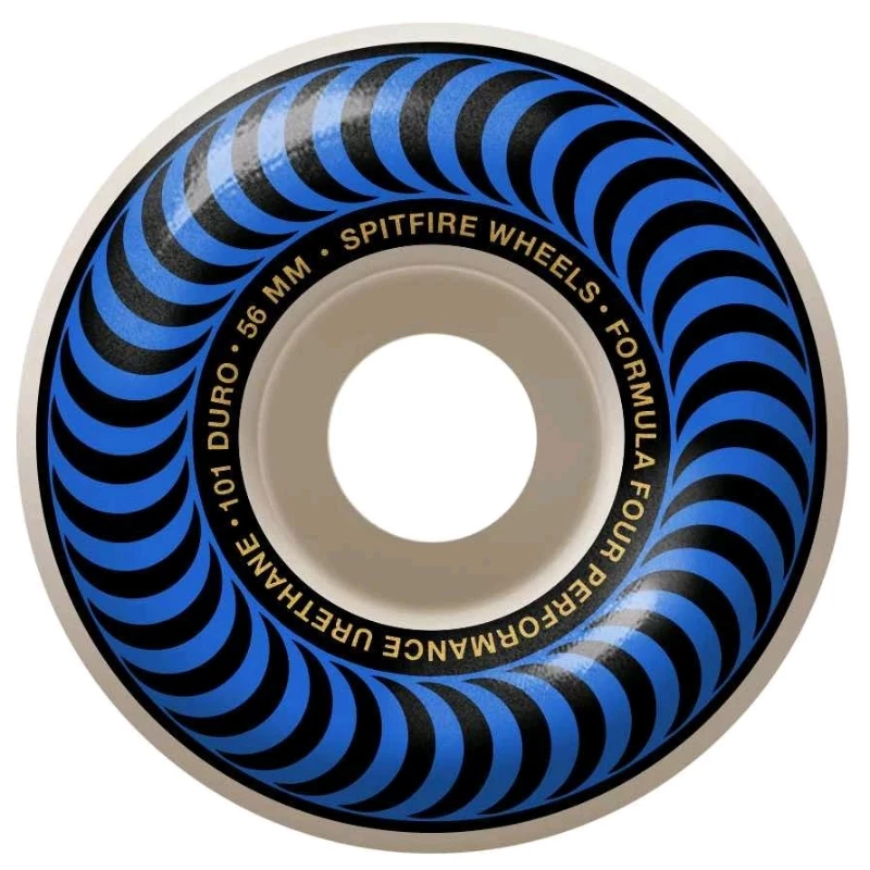Spitfire Formula Four Classic Blue 56mm/101a Skateboarding Wheels (7040925)