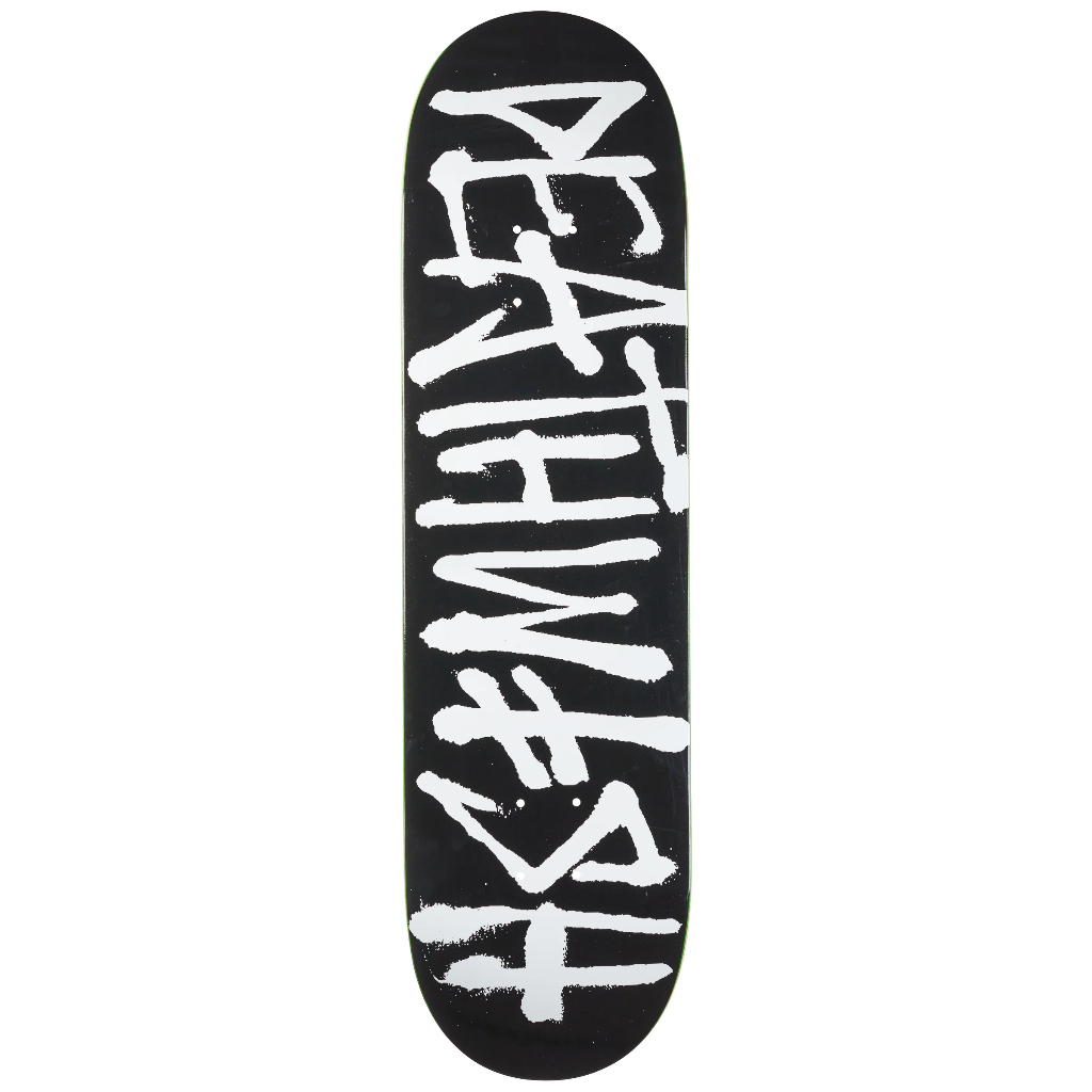 Deathwish Deathspray Black/White 8.3875" x 32.0" Skateboard Deck (7011026)