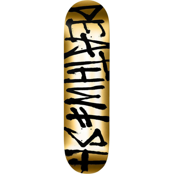 Deathwish El Dorado Spray Gold 8.25" x 31.5" Skateboard Deck (7011026)