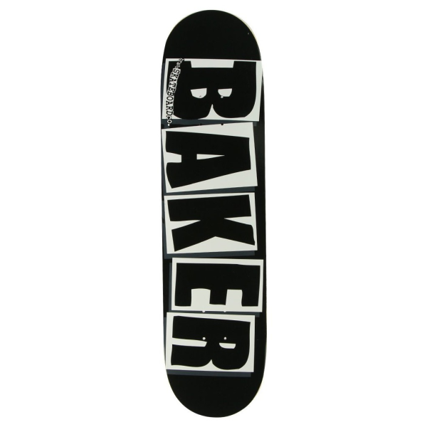 Baker Brand Logo Black/White 8.0" x 31.5" Skateboard Deck (7011026)