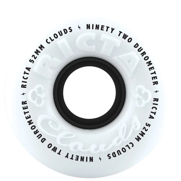 Ricta Clouds Black 52mm/92a Skateboarding Wheels (7131026)
