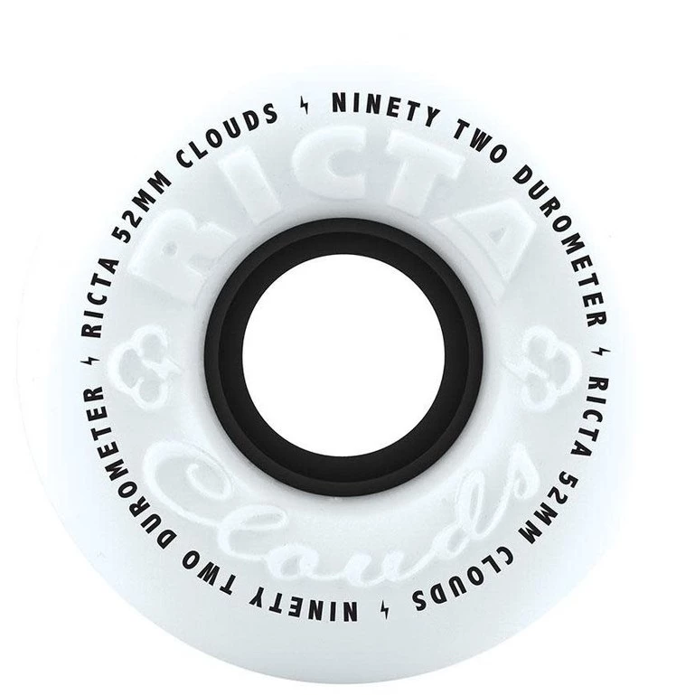 Ricta Clouds Black 52mm/92a Skateboarding Wheels (7131026)
