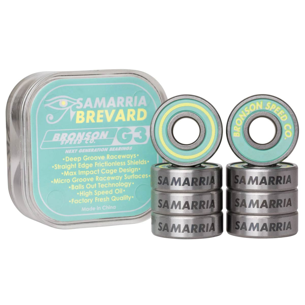 Bronson Speed Co. Samarria Brevard Pro G3 Skateboarding Bearings (7371026)
