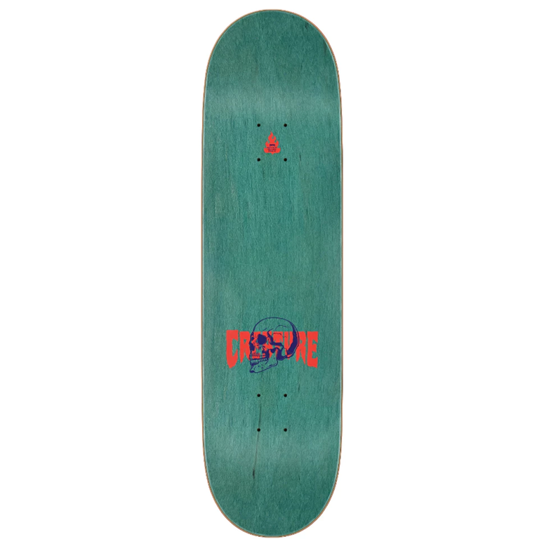 Second image of Creature Spiral Skull 7-Ply Birch 8.53" x 32.19" Skateboard Deck (7421026)